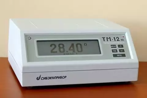 Измеритель температуры многоканальный прецизионный Термоизмеритель ТМ-12м