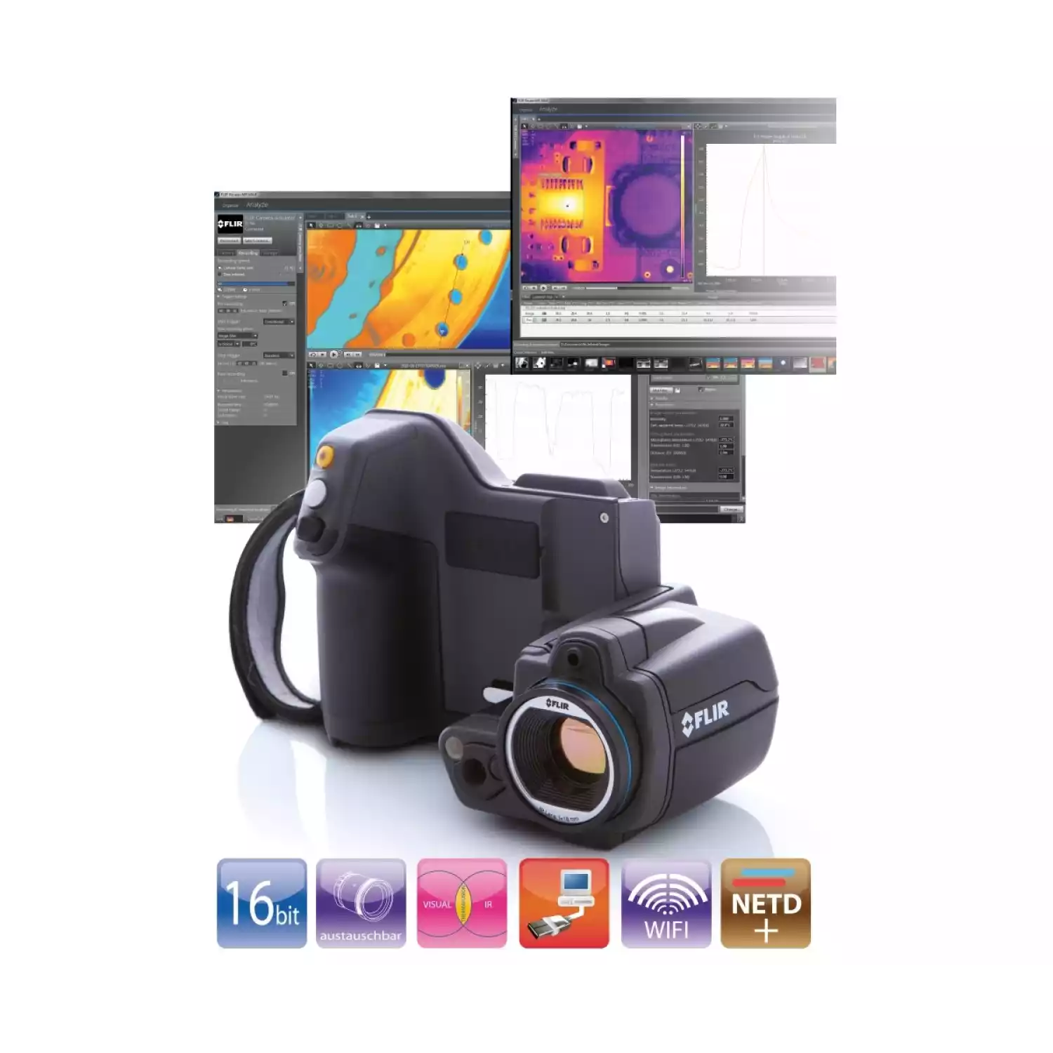 Переносной тепловизор FLIR T450sc - 2