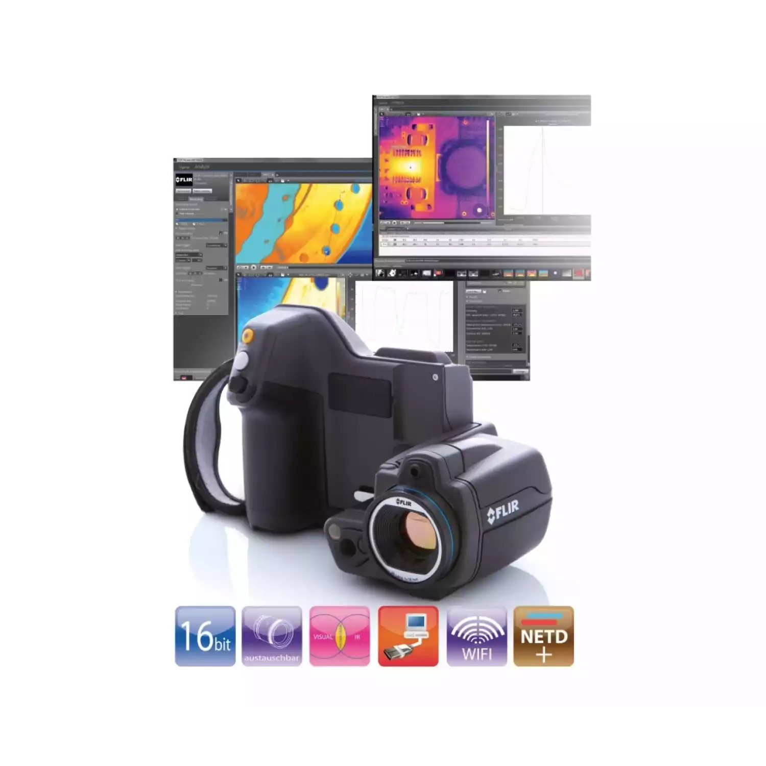 Переносной тепловизор FLIR T430sc - 2