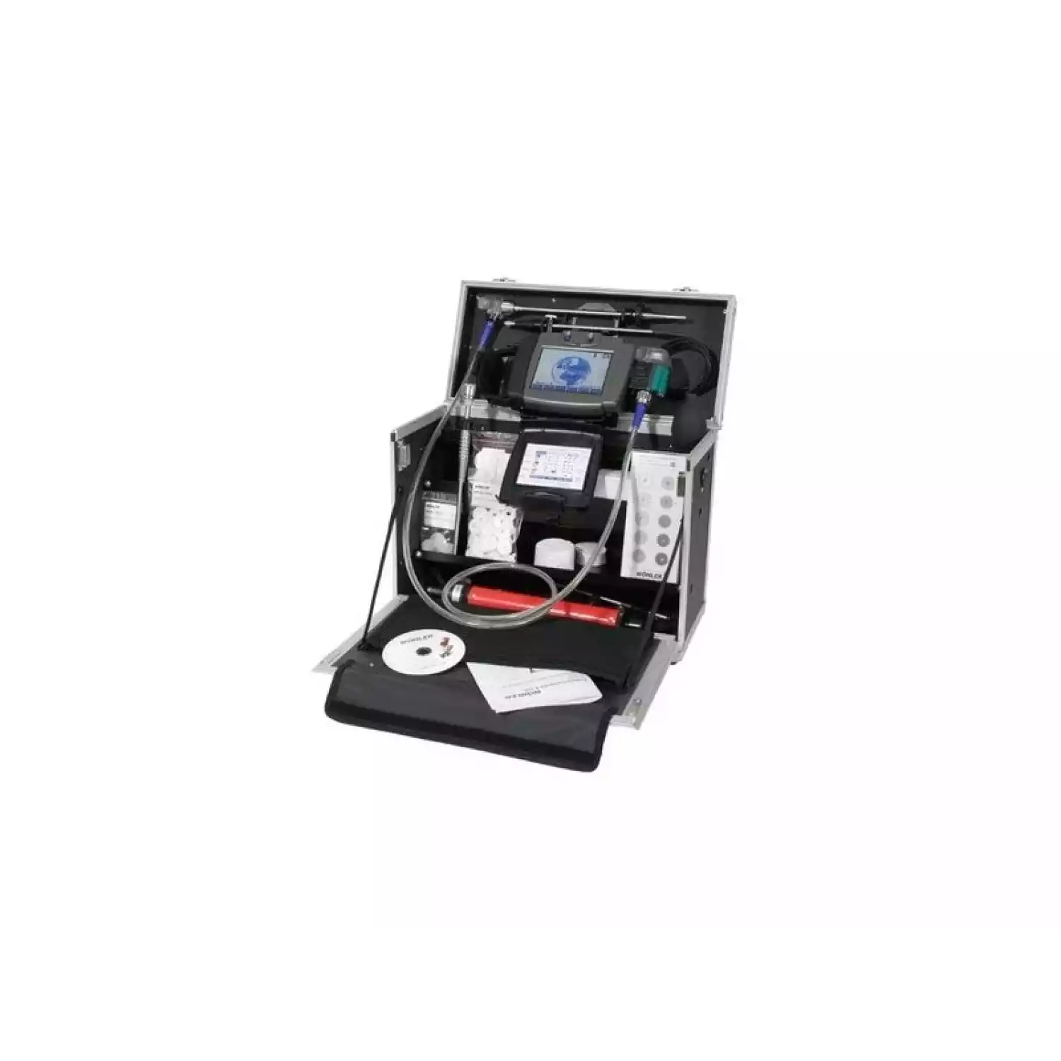 Профессиональный набор анализатора дымовых газов Wöhler A 600 Profiset с термопринтером для немедленной подготовки отчетов - 1