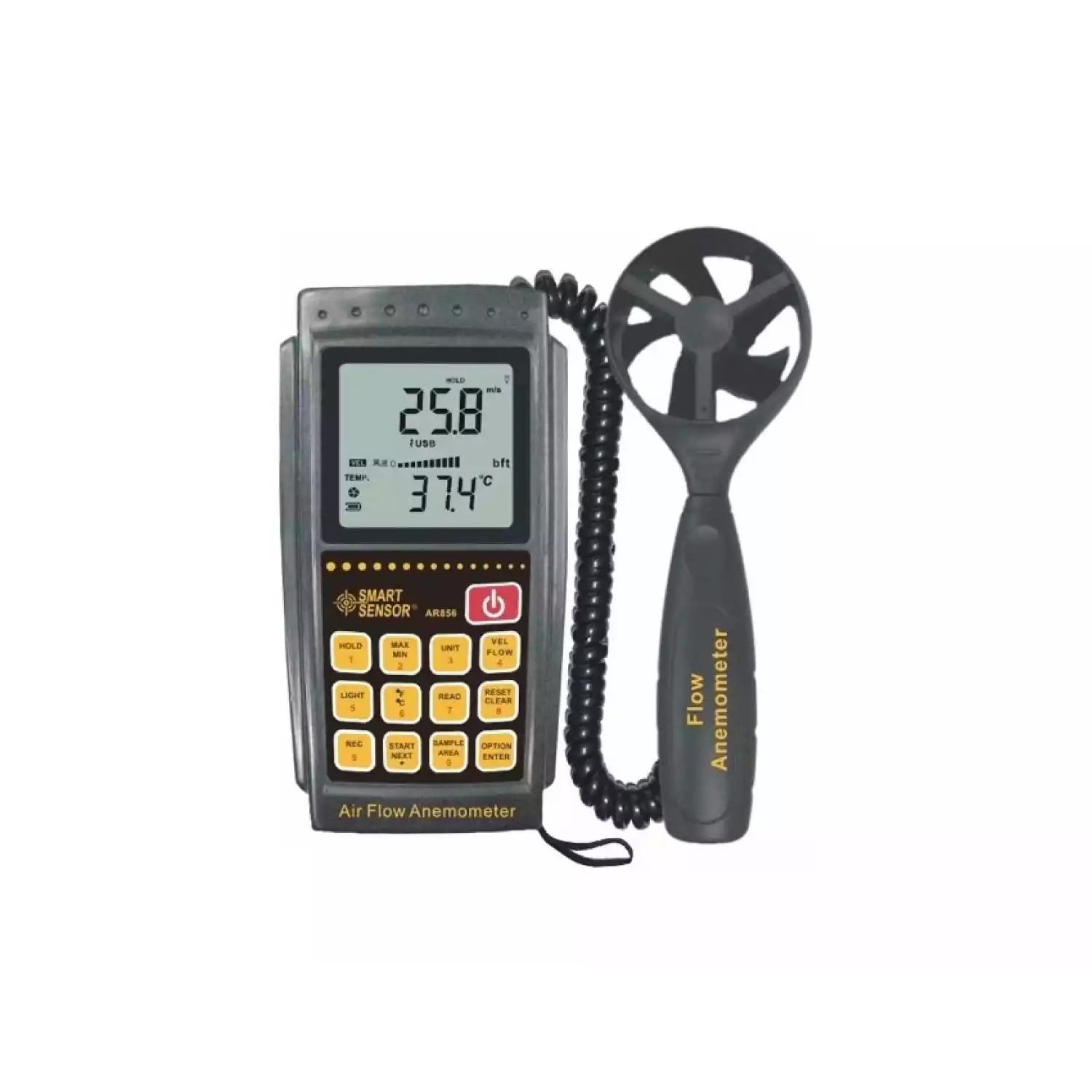Цифровой анемометр AR856 - 1