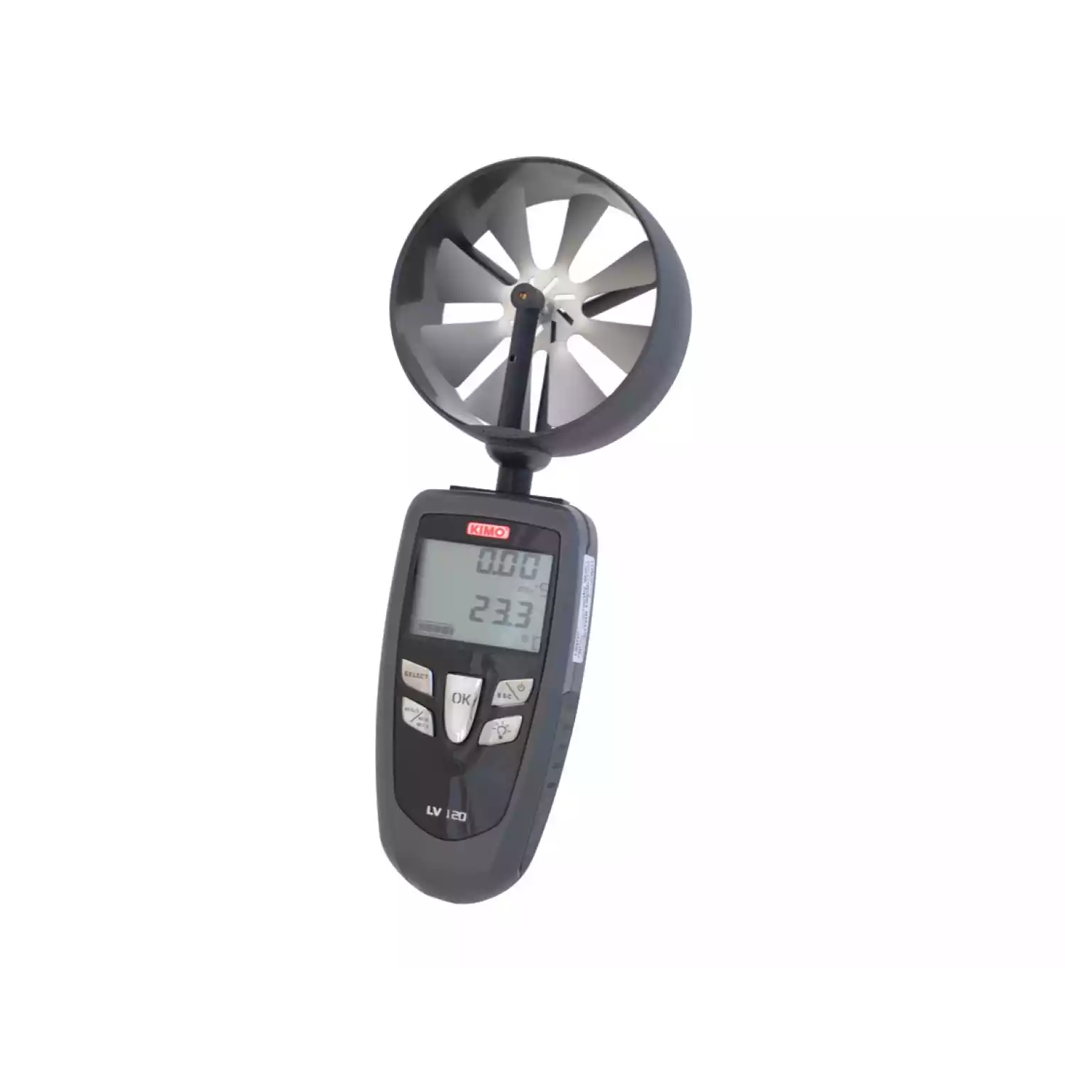 Термоанемометры c зондом крыльчаткой Ø 100 мм KIMO LV 120, LV 130 - 1