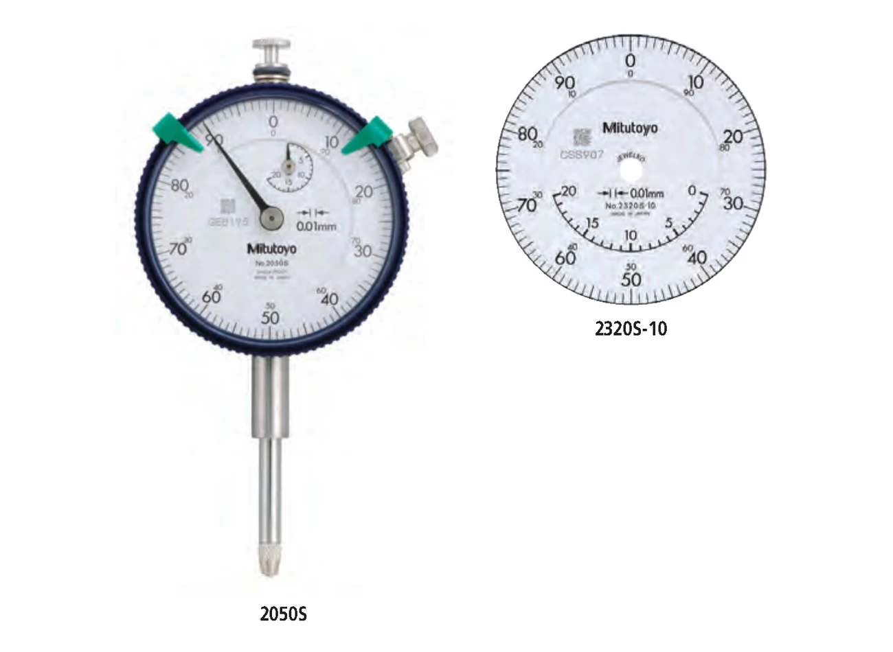 Индикаторы часового типа с диапазоном 20 мм серии 2 - 1