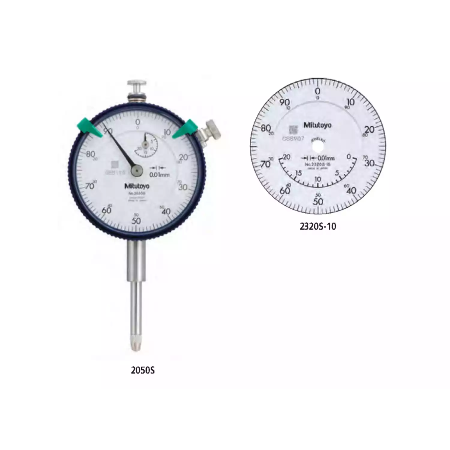 Индикаторы часового типа с диапазоном 20 мм серии 2 - 1