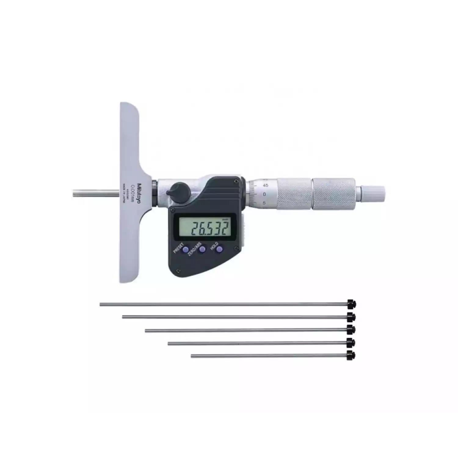Глубиномеры микрометрические Digimatic со сменными стержнями - 1
