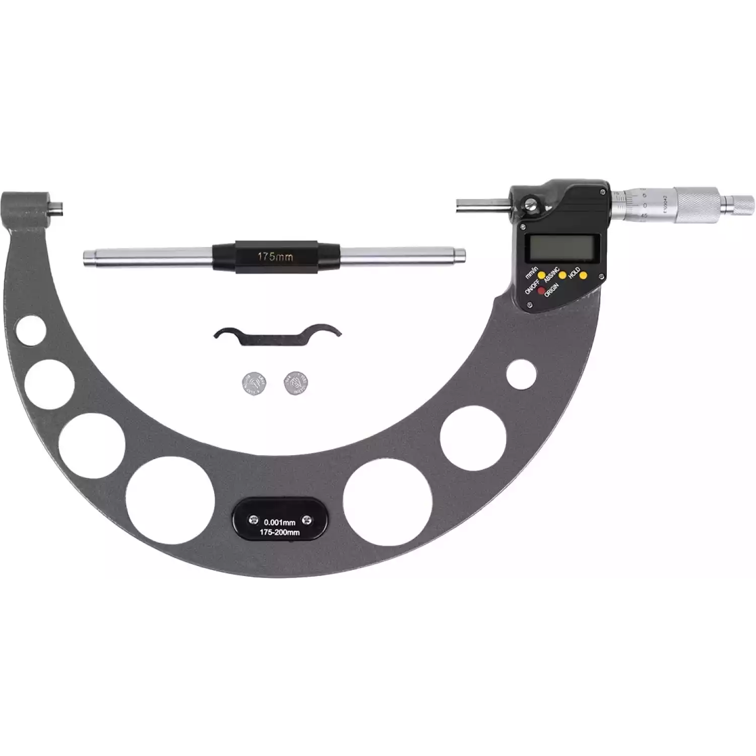 Микрометр МКЦ- 200 0,001 электр. 2-кн. IP54 ЧИЗ - 1