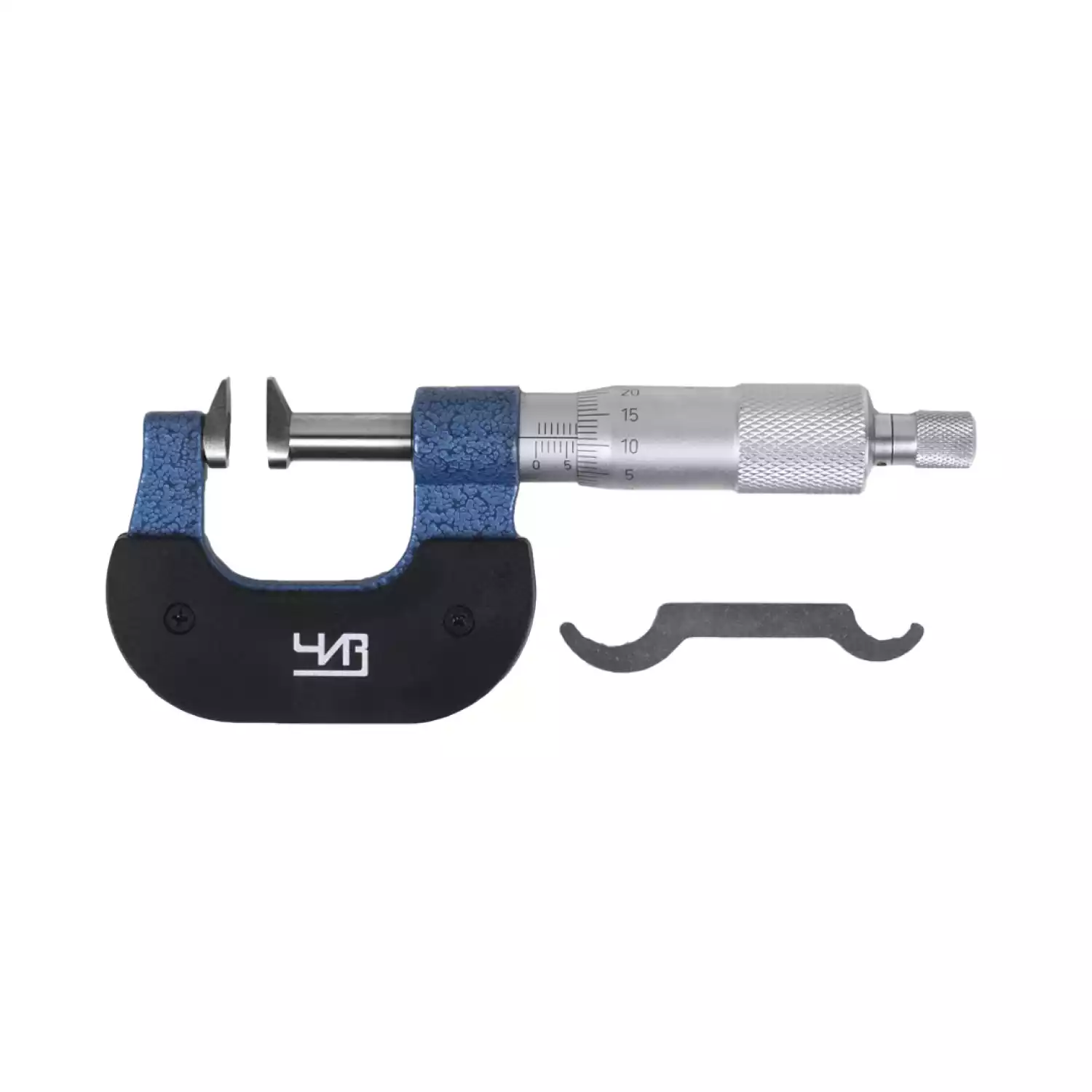 Микрометр зубомерный МЗ-УС-25 0,01 с усеченными пяткой и винтом ЧИЗ - 1