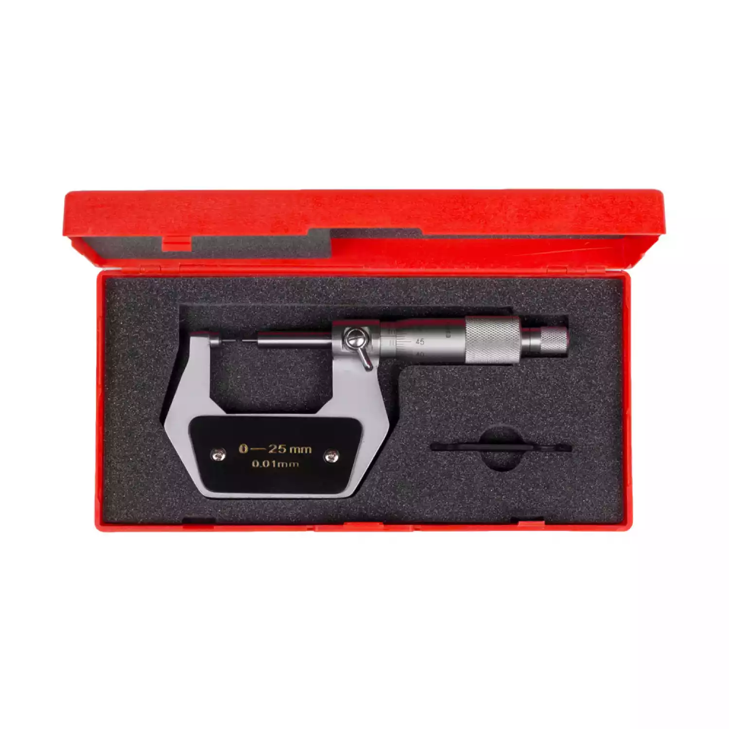 Микрометр с мал.изм.губ. МК-МП- 25 0,01 ЧИЗ* калибр. - 1