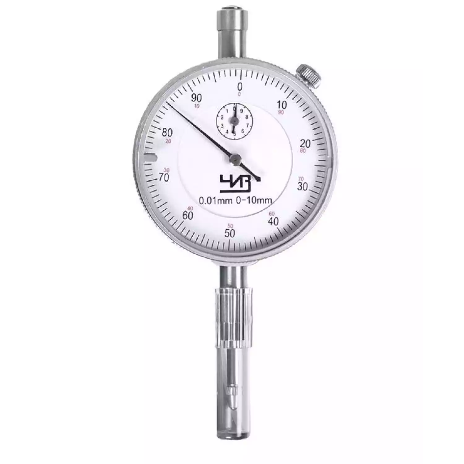 Индикатор часового типа ИЧ - 10 0,01 с уш. кл.0 с пов. ЧИЗ - 1