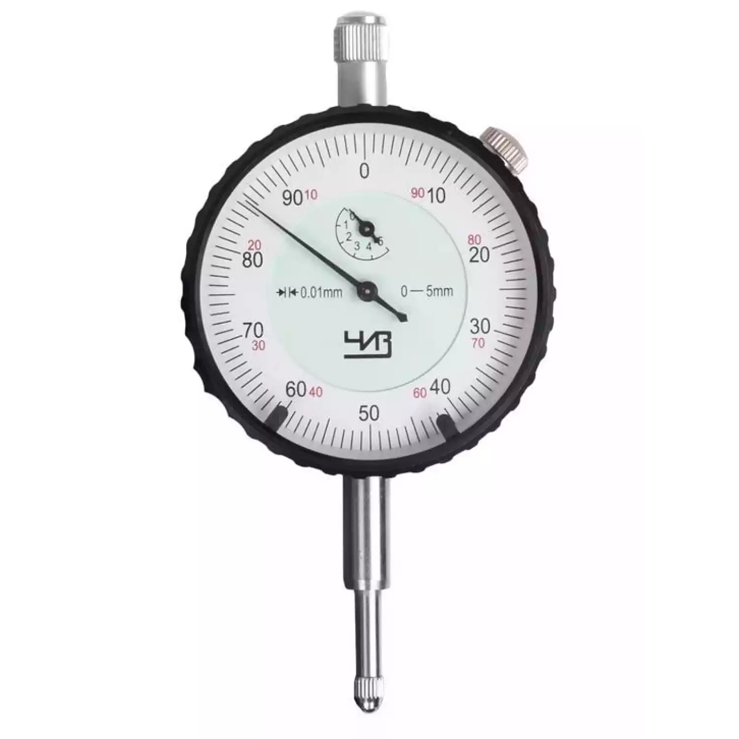 Индикатор часового типа 0- 5 0.01 б/уш. ЧИЗ - 1