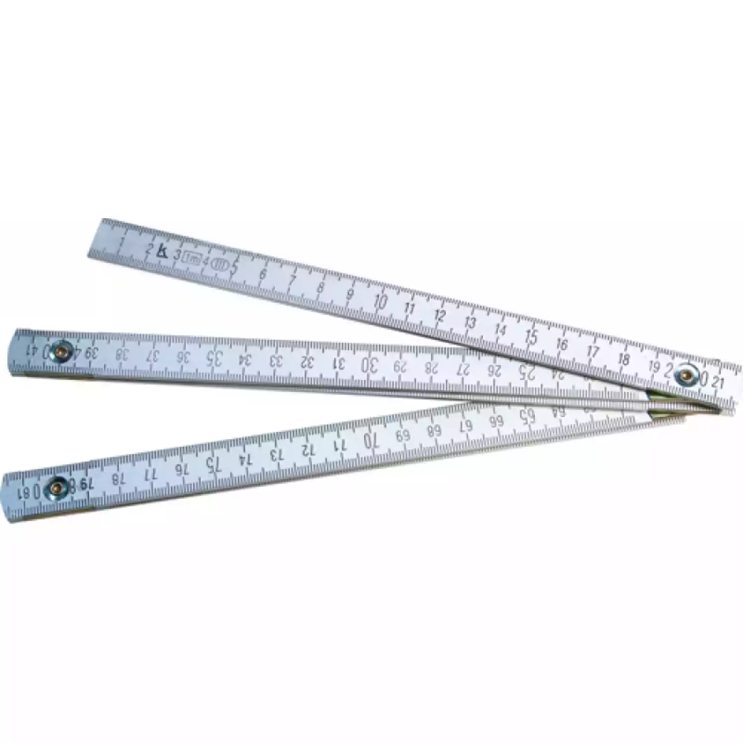 Метр складной 1м (алюминиевый) - 1