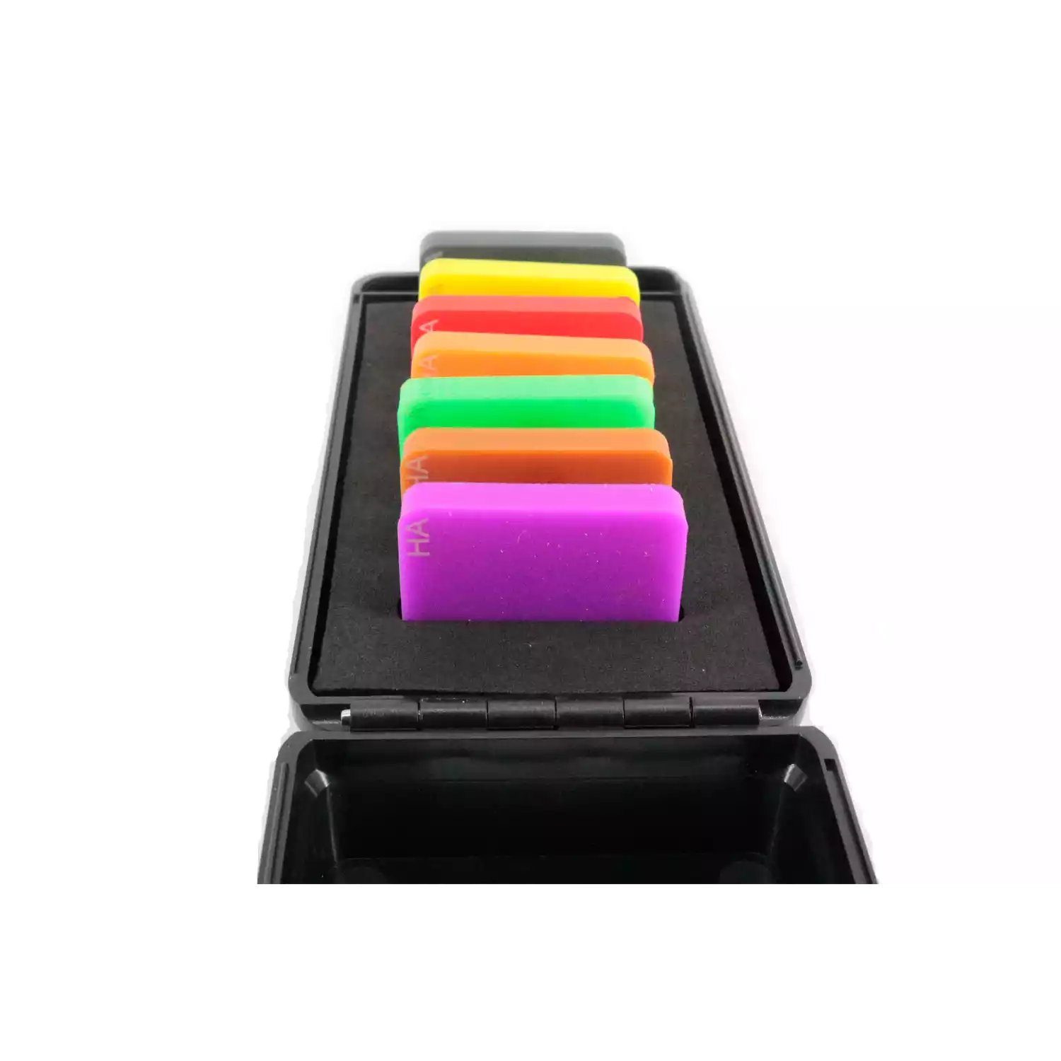 Комплект мер твёрдости Шора тип A (7 шт. HA) портативный - 6