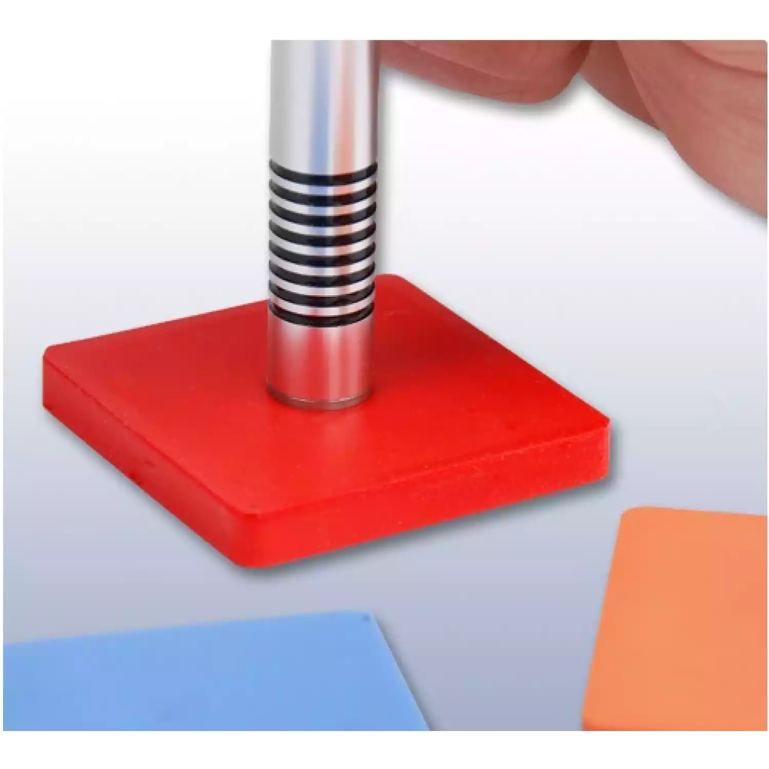 Комплект мер твёрдости Шора тип A (7 шт. HA) портативный - 4