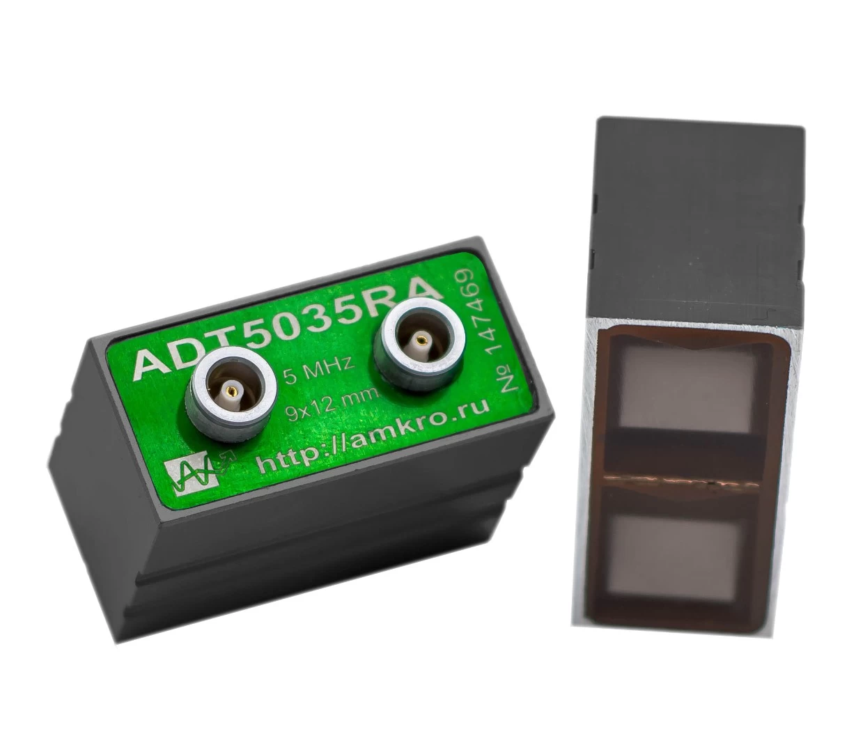 ADT5035RA (аналог ПН2Ц-35-2) наклонный р/с тандемный преобразователь 5 МГц - 2