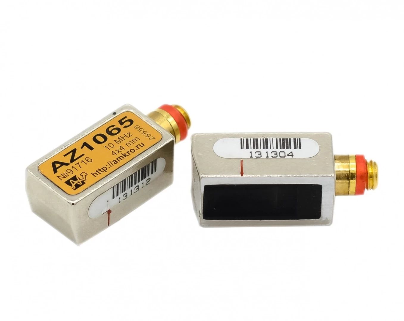 AZ10xx миниатюрные наклонные УЗ ПЭП 10МГц - 1