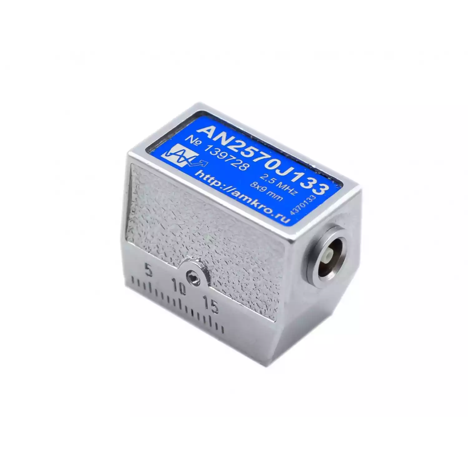 AN2570Jxx наклонные совмещенные притертые преобразователи 2,5 МГц 70 град - 1