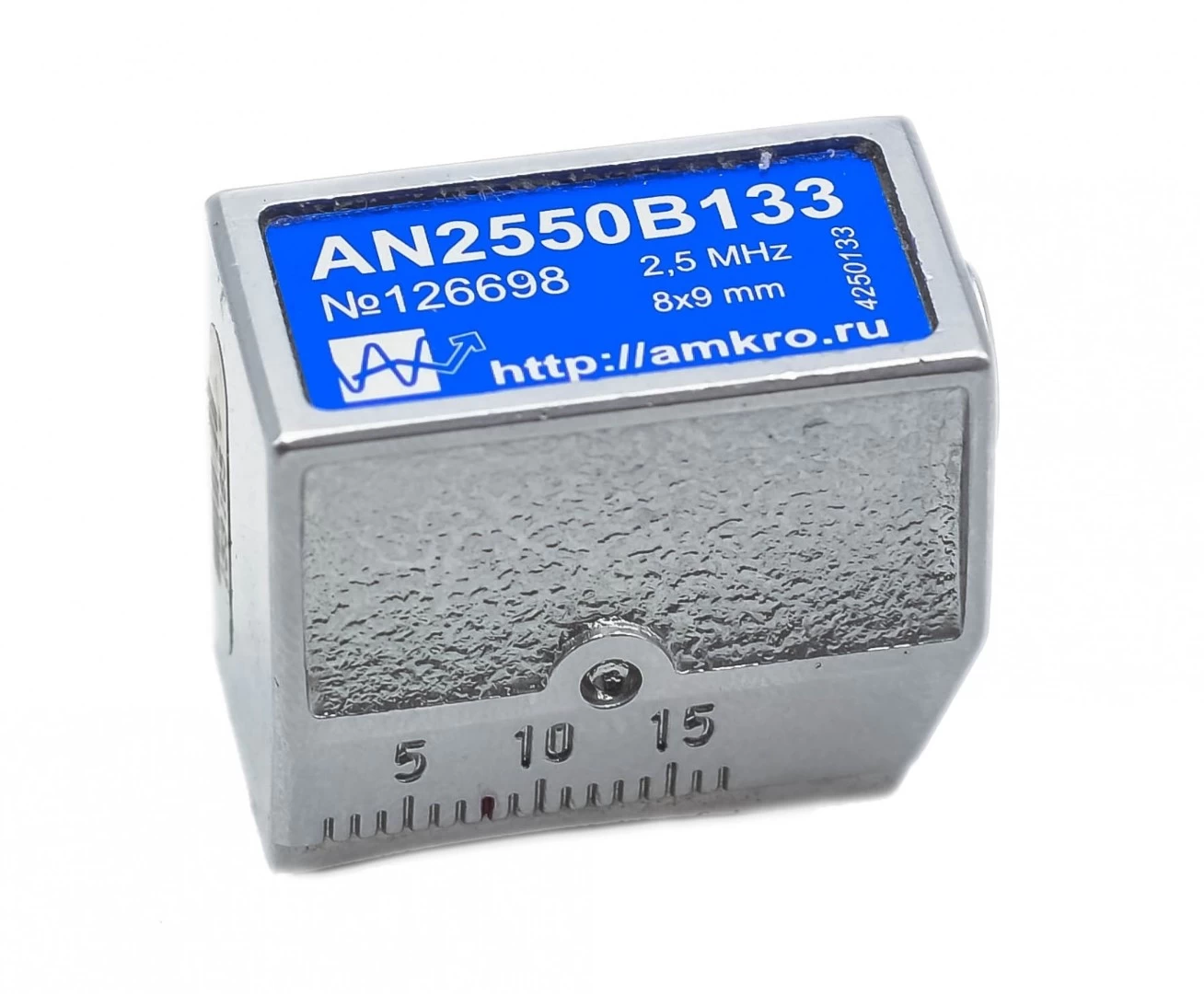 AN2550Bxx наклонный совмещенный притертый преобразователь 2,5 МГц с углом 50град - 1