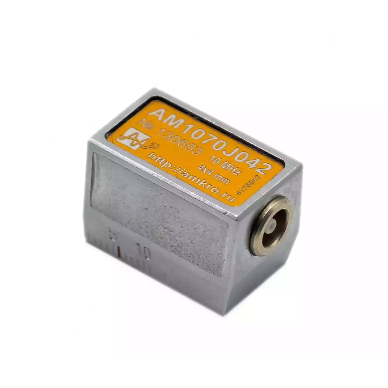 AM1070Jxx наклонные совмещенные притертые преобразователи 10 МГц 70 град - 1