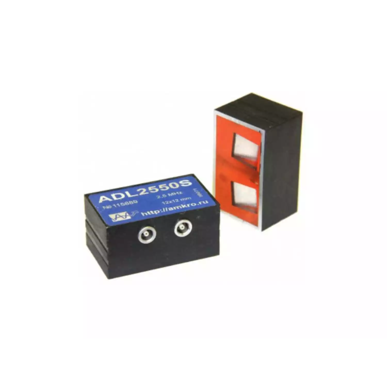 ADL25xxS наклонные р/с преобразователи продольных волн 2,5 МГц - 1