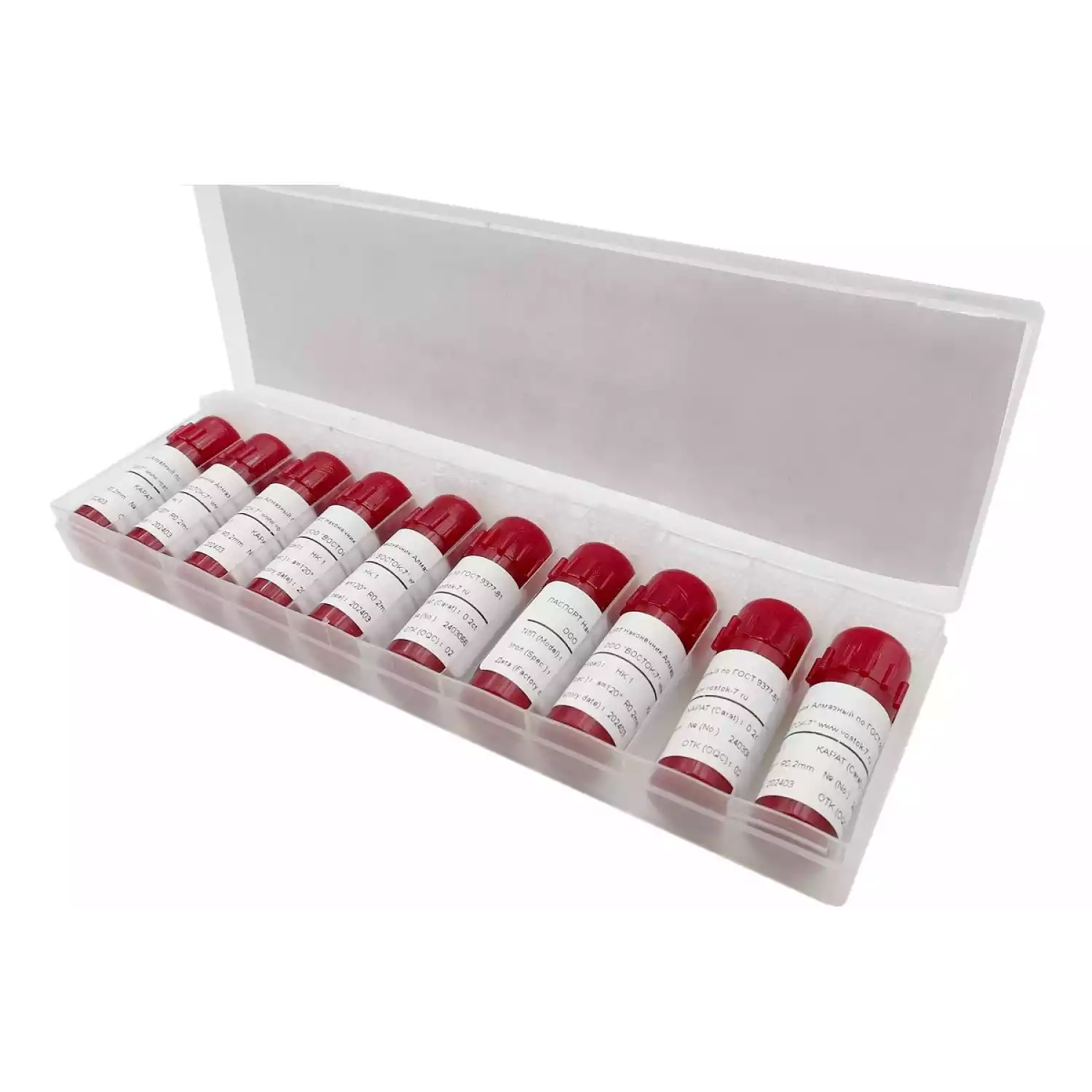 Наконечник алмазный НК 1 для измерения твёрдости по методу Роквелла ct: 0,12-0,20 - 12