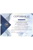 Сертификат  Добросовестного Поставщика