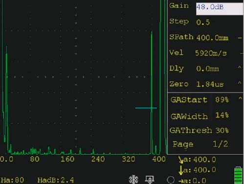 Контроль поковок дефектоскопом