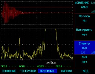 Установка задержки развертки (ОСНОВНЫЕ-ЗАДЕРЖКА)