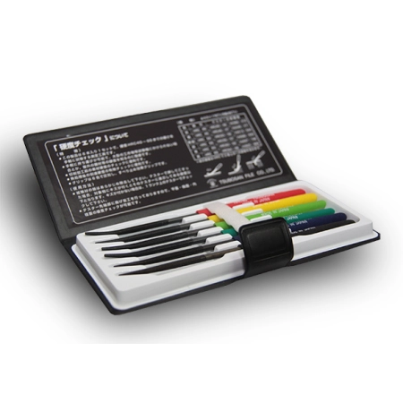 Твердомеры царапающие (тарированные напильники) Tsubosan (комплект из 6 шт)