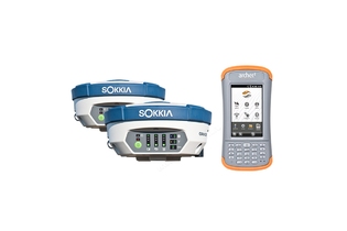 Комплект из двух геодезических спутниковых приемников GRX2 DUHFII/GSM и контроллера Archer2 и Magnet Field GPS+