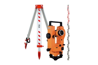 Комплект теодолит УОМЗ 3Т5КП штатив рейка - 3 в 1