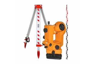 Комплект теодолит УОМЗ 4Т15П штатив рейка - 3 в 1