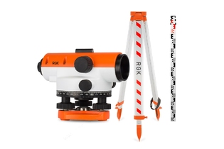 Комплект оптический нивелир RGK C-20 штатив рейка - 3 в 1