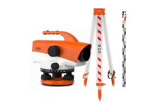 Комплект оптический нивелир RGK C-32 штатив рейка - 3 в 1