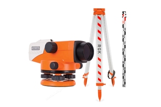 Комплект оптический нивелир RGK N-38 штатив рейка - 3 в 1