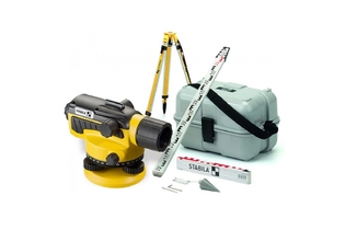 Оптический нивелир STABILA OLS 26 + штатив BST-S + рейка TNL 500