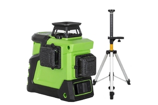 Лазерный уровень RGK PR-3G + штанга-упор RGK CG-2