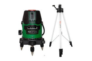 Лазерный уровень RGK LP-64G + штатив RGK LET-170