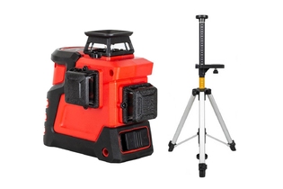 Лазерный уровень RGK PR-3R + штанга-упор RGK CG-2