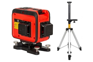 Лазерный уровень RGK PR-38R + штанга-упор RGK CG-2