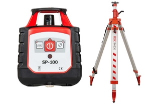 Ротационный нивелир RGK SP-100 + штатив RGK SH-230