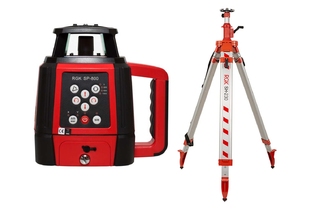 Ротационный нивелир RGK SP-800 + штатив RGK SH-230