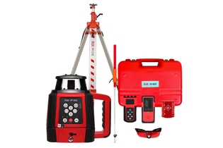 Комплект ротационного нивелира RGK SP-800 + штатив + рейка