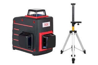 Лазерный уровень RGK PR-3A + штанга-упор RGK CG-2