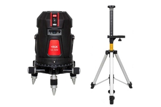 Лазерный уровень RGK UL-44W Black + штанга-упор RGK CG-2