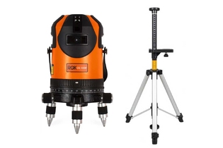 Лазерный уровень RGK UL-44W + штанга-упор RGK CG-2