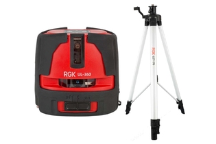 Лазерный уровень RGK UL-360 + штатив RGK F170