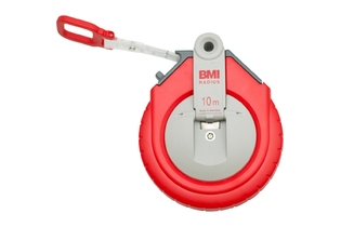 Измерительная рулетка BMI RADIUS 10M с фибергласовой лентой