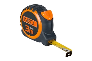 Рулетка Neo 67-163 3м/16мм с фиксатором selflock