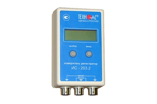 Портативный двухканальный электронный самописец температуры ИС-203.2