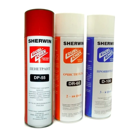 Наборы для капиллярной (цветной) дефектоскопии SHERWIN